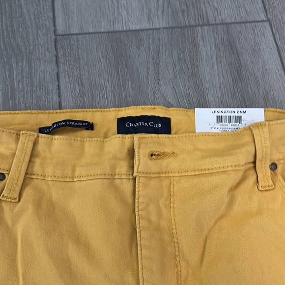 NWT Charter Club honey glaze Lexington straight leg-18 - Picture 2 of 8